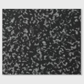 Trendy Black en Grey Camouflage Pattern Cadeaupapier (Vlak)