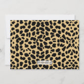 Trendy Black en Leopard Print Shoping Mammie Kaart (Achterkant)