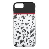 Trendy Black en White Case-Mate iPhone Case (Achterkant)