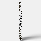 Trendy Black en White Leopard Print Pattern Case-Mate iPhone Case (Achterkant / Links)