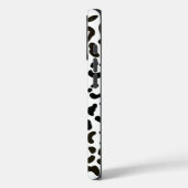 Trendy Black en White Leopard Print Pattern Case-Mate iPhone Case (Achterkant / Links)