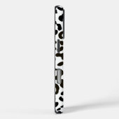Trendy Black en White Leopard Print Pattern Case-Mate iPhone Case (Achterkant / Rechts)