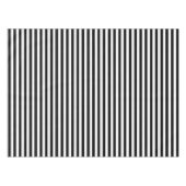 Trendy Black en White Wide Horizontal Stripes Tafelkleed (Voorkant (Horizontaal))