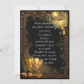 Trendy Black Gold Champagne Nieuwjaarsfeest Kaart (Voorkant)