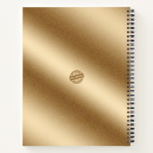 Trendy Black Gold Notitieboek (Achterkant)