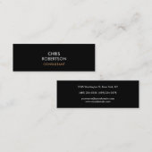 Trendy Black Gray Attractive Visitekaartje (Voorkant / Achterkant)