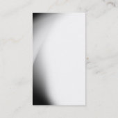 Trendy Black Grey White Monogram Visitekaartje