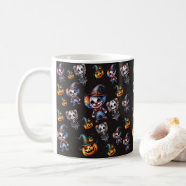 Trendy Black Halloween Koffiemok