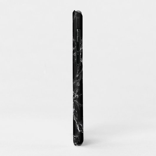 Trendy Black Marble Stone Case-Mate iPhone Case (Achterkant/links)