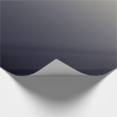 Trendy Black Ombre Gradient Cadeaupapier (Hoek)