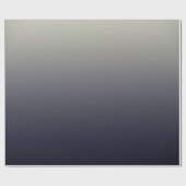 Trendy Black Ombre Gradient Cadeaupapier (Vlak)