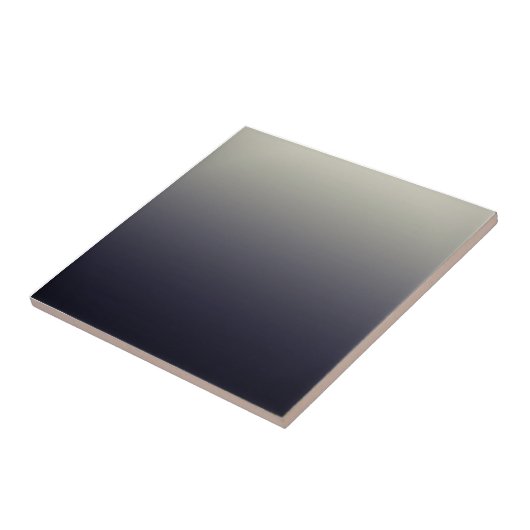 Trendy Black Ombre Gradient Tegeltje (Zijkant)