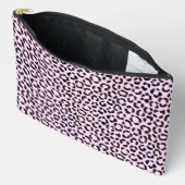 Trendy Black & Pink Leopard Fur Effect Rpt Pattern Etui (Open)