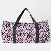 Trendy Black & Pink Leopard Fur Effect Rpt Pattern Plunjezak (Achterkant)