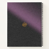 Trendy Black Pink Silver Notitieboek (Achterkant)