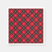 Trendy Black Red Pset Servet (Voorkant)