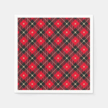 Trendy Black Red Pset