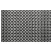 Trendy Black Retro Chic Quatrefoil Trellis Pattern Stof (Yard (91,4 cm))
