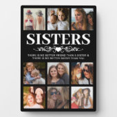 Trendy Black Sister Photo Collage Fotoplaat (voorkant)