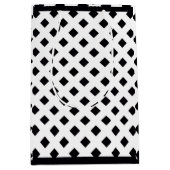 TRENDY BLACK SQUARE MEDIUM CADEAUZAKJE (Voorkant)