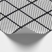 TRENDY BLACK SQUARE WRAP CADEAUPAPIER (Hoek)