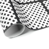 TRENDY BLACK SQUARE WRAP CADEAUPAPIER (Rol Hoek)