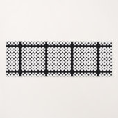 TRENDY BLACK SQUARE YOGAMAT (Voorkant (horizontaal))