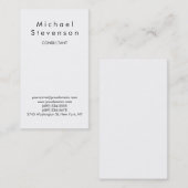 Trendy Black White Attractive Charm Visitekaartje (Voorkant / Achterkant)