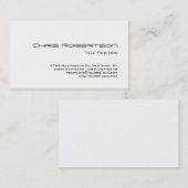 Trendy Black White charming Visitekaartje (Voorkant / Achterkant)