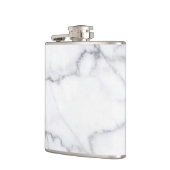 Trendy Black White Marble Stone Heupfles (Links)