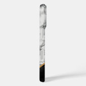 Trendy Black & White Marble Stone - Persoonlijk Case-Mate iPhone Case (Achterkant / Rechts)