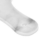 Trendy Black & White Marble Stone Roos Gold  Snijplank (Hoek)