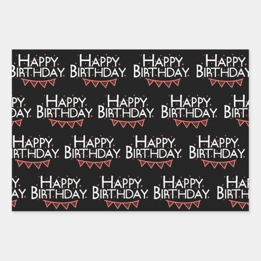 Trendy Black White Photo Collage 21st Birthday Inpakpapier Vel (Voorkant 3)