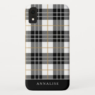 Trendy Black/White Plays Pattern Case-Mate iPhone Case