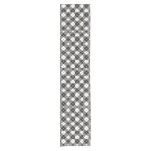 Trendy Black White Pset Pattern Korte Tafelloper (Voorkant)