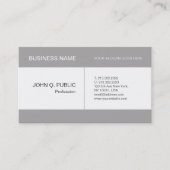 Trendy Black White Simple Stylish Company Design Visitekaartje (Voorkant)