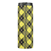Trendy Black Yellow Pset Pattern Thermosbeker (Achterkant)
