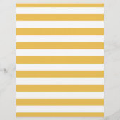Trendy Black Yellow Stripes Boutique Events Flyer (Achterkant)