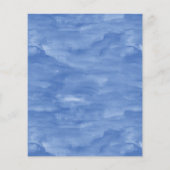 Trendy Blauw En Wit Custom Dog Grooming Flyer (Achterkant)