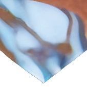 Trendy Blauw geel Goud faux marmer Tafelkleed (Gekanteld)