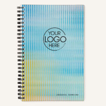 Trendy Blauw Geel Prismatisch Glas Modern Logo