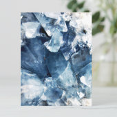 Trendy Blauwe Agaat Geode Briefkaart