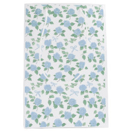 Trendy Blauwe Hortensia Medium Cadeauzakje