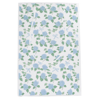 Trendy Blauwe Hortensia Medium Cadeauzakje