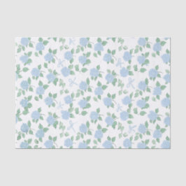 Trendy Blauwe Hortensia Tissuepapier