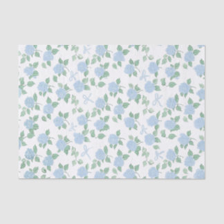 Trendy Blauwe Hortensia Tissuepapier