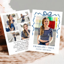 Trendy Blauwe Strik Lint 5 FOTO Afstudeerfeest