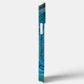 Trendy Blauwgroen Blue Aqua Turquoise Geode Rock P Case-Mate iPhone Case (Achterkant / Rechts)