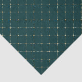 Trendy Blauwgroen en Goud Tissuepapier (Detail)