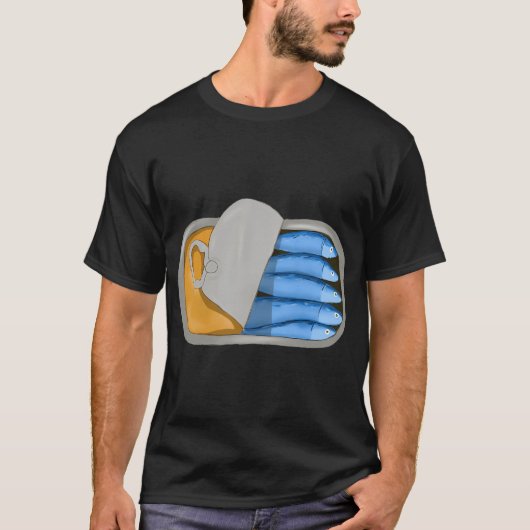 trendy blik sardines t-shirt (Voorkant)